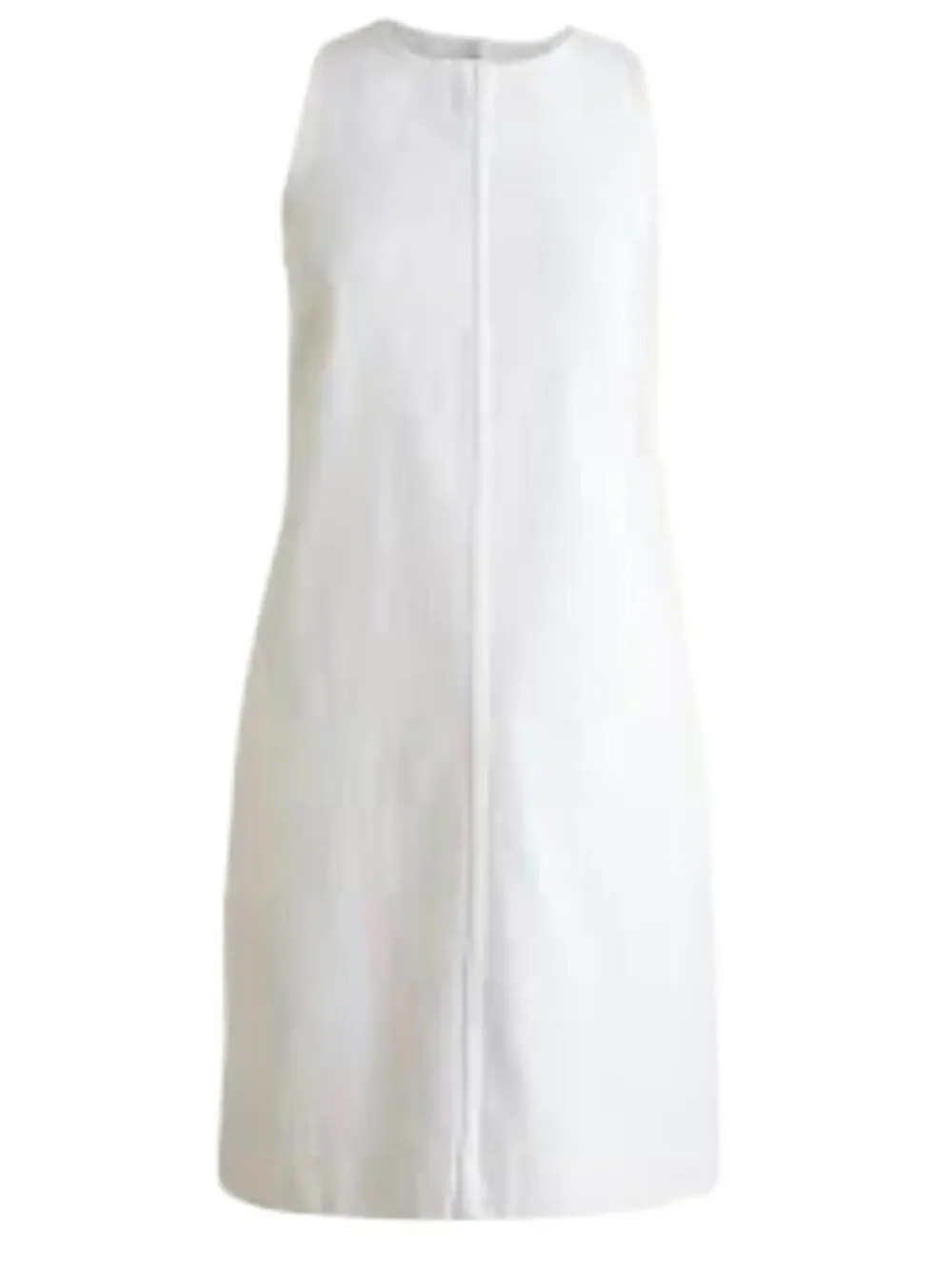 J.Crew White Denim Sleeveless Sheath Mini Dress NWT Size 2